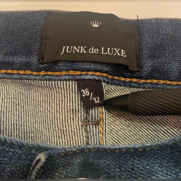 Junk De Luxe Premium Quality Skinny Fit Stretchy Jeans J-02 Men’s Size 36/32 - Picture 5 of 8